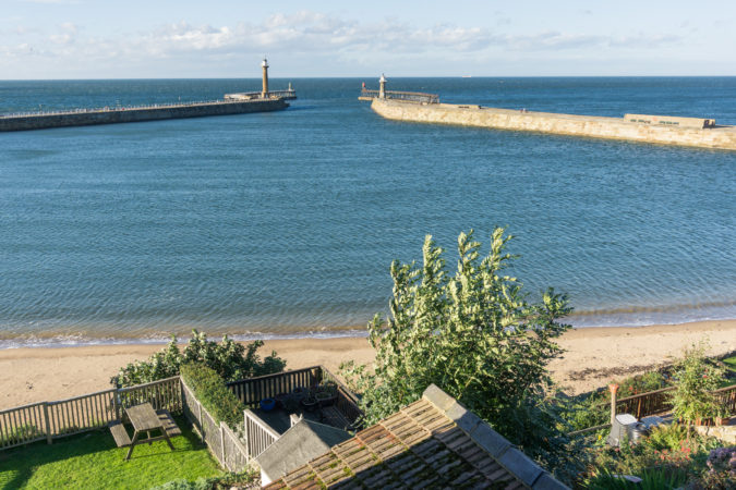 Cook's Cottage Whitby - View of Whitby harbour from second sitting room