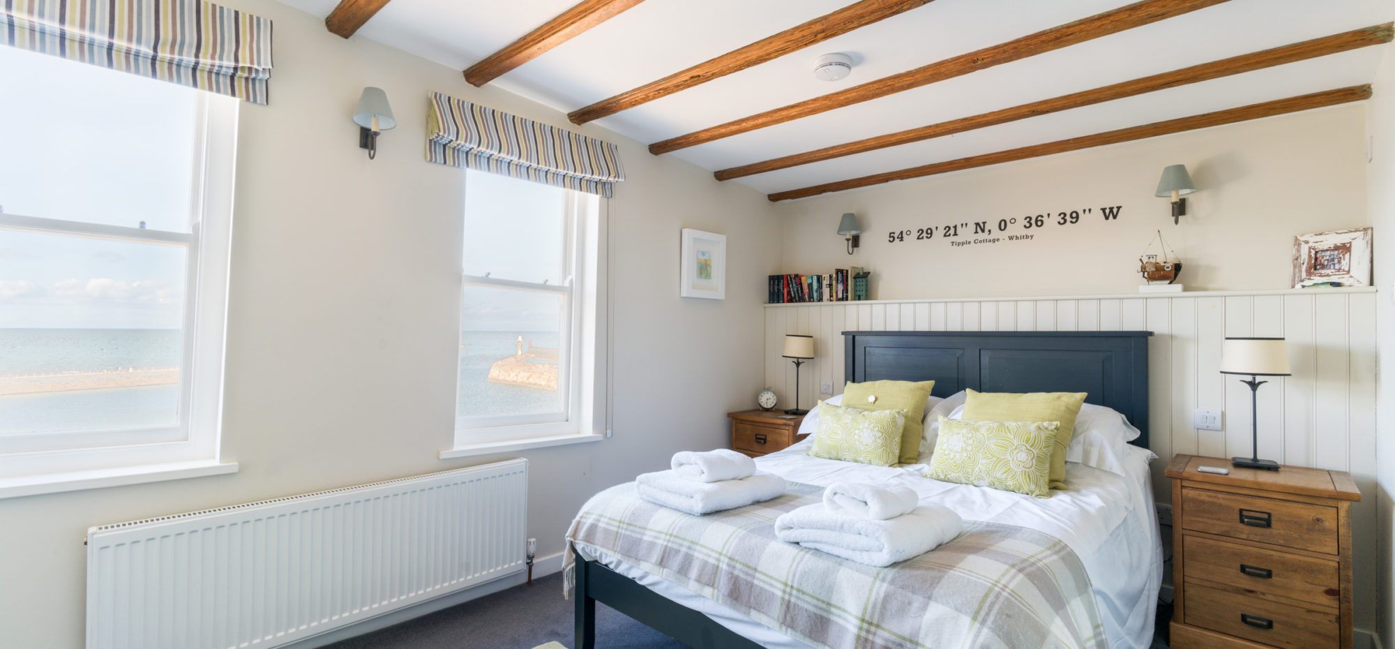 Tipple Cottage Whitby - Master double bedroom