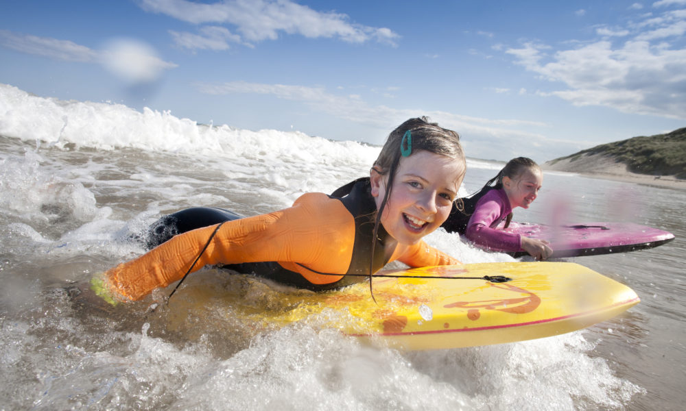 Surfing in Whitby