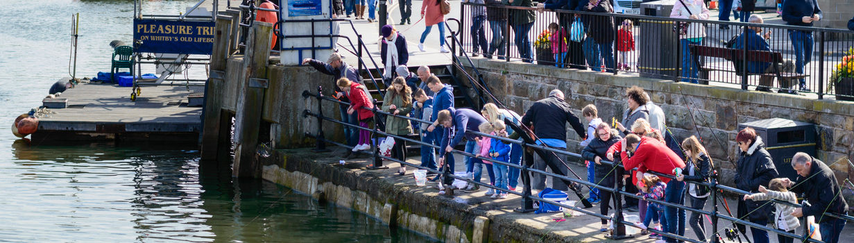 Whitby tourists