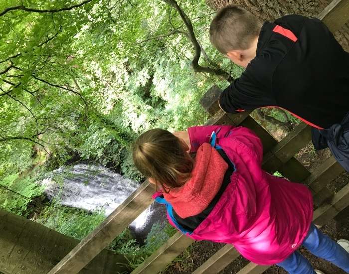 Falling Foss waterfall
