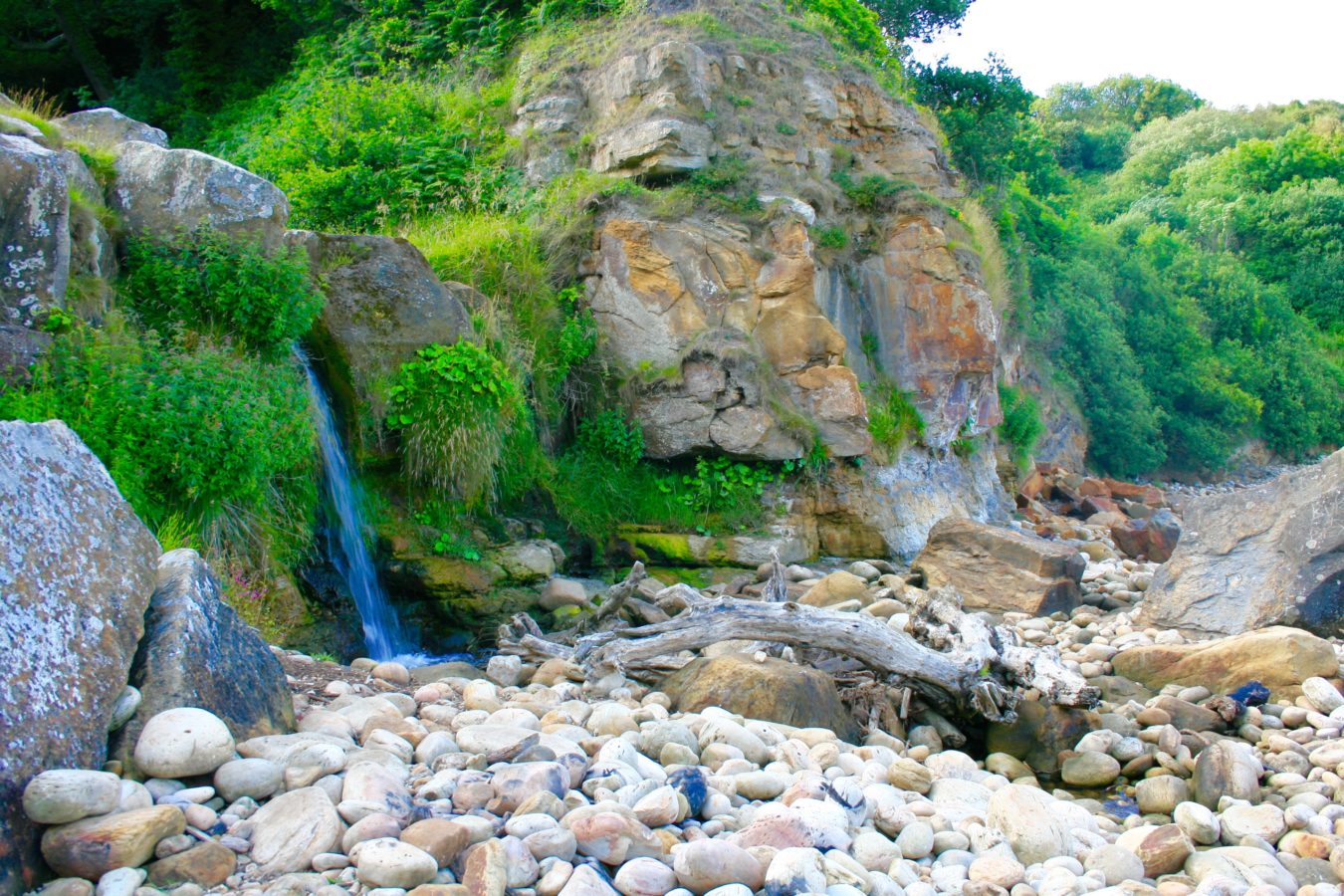 The Cinder Track can take you to Hayburn Wyke, a secret cove.