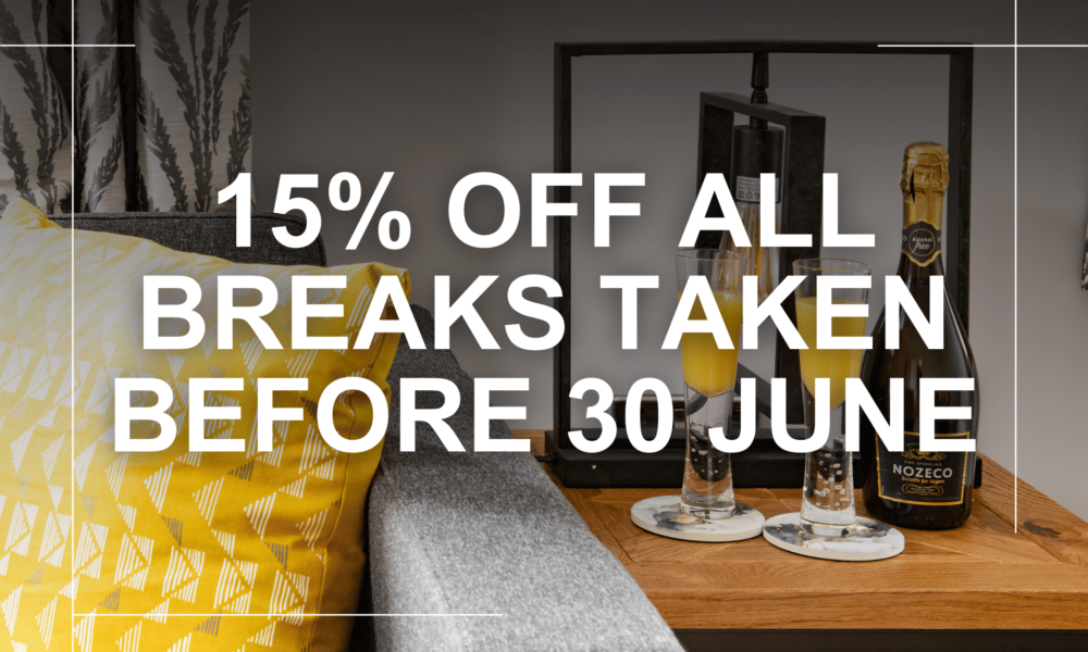 15% OFF all breaks taken before the end of June