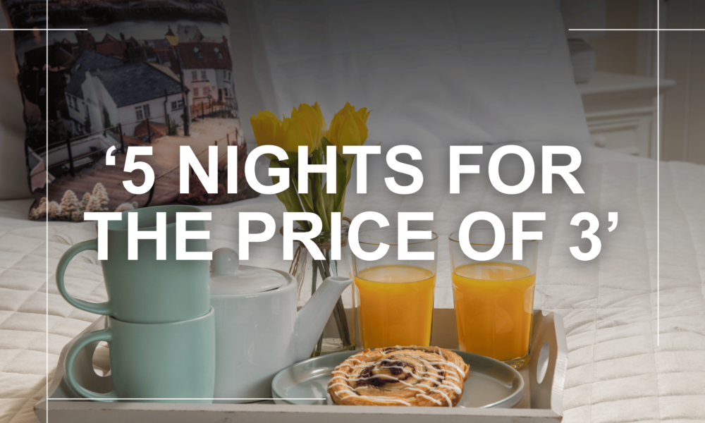 5 nights for the price of 3