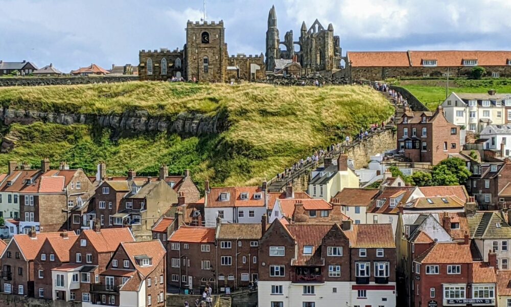 Whitby Abbey clifftop path