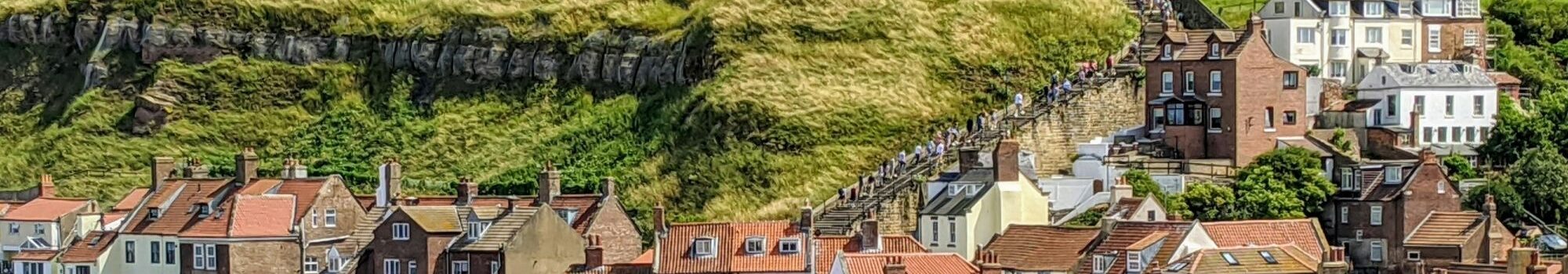 Whitby Abbey clifftop path